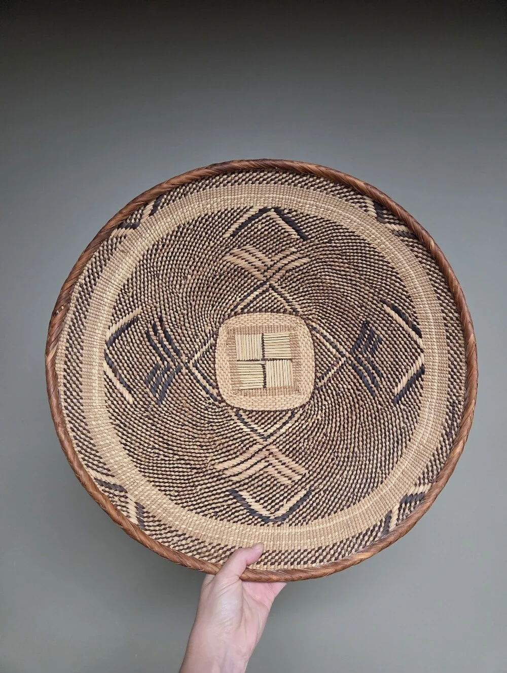 Vintage Tonga Binga Basket Zimbabwe 18.5